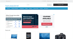 Desktop Screenshot of lojaspopularcel.com